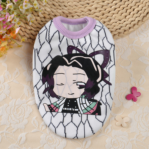  New Pet Clothes Anime Dog Clothes Teddy Deer Dog Clothes Mini Clothes Cat Small Size Clothes