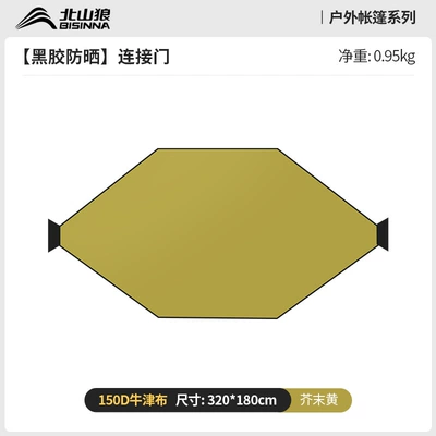and Sunshade, Avtomobil yan çətirləri - connect-door-mustard-yellow-400400210