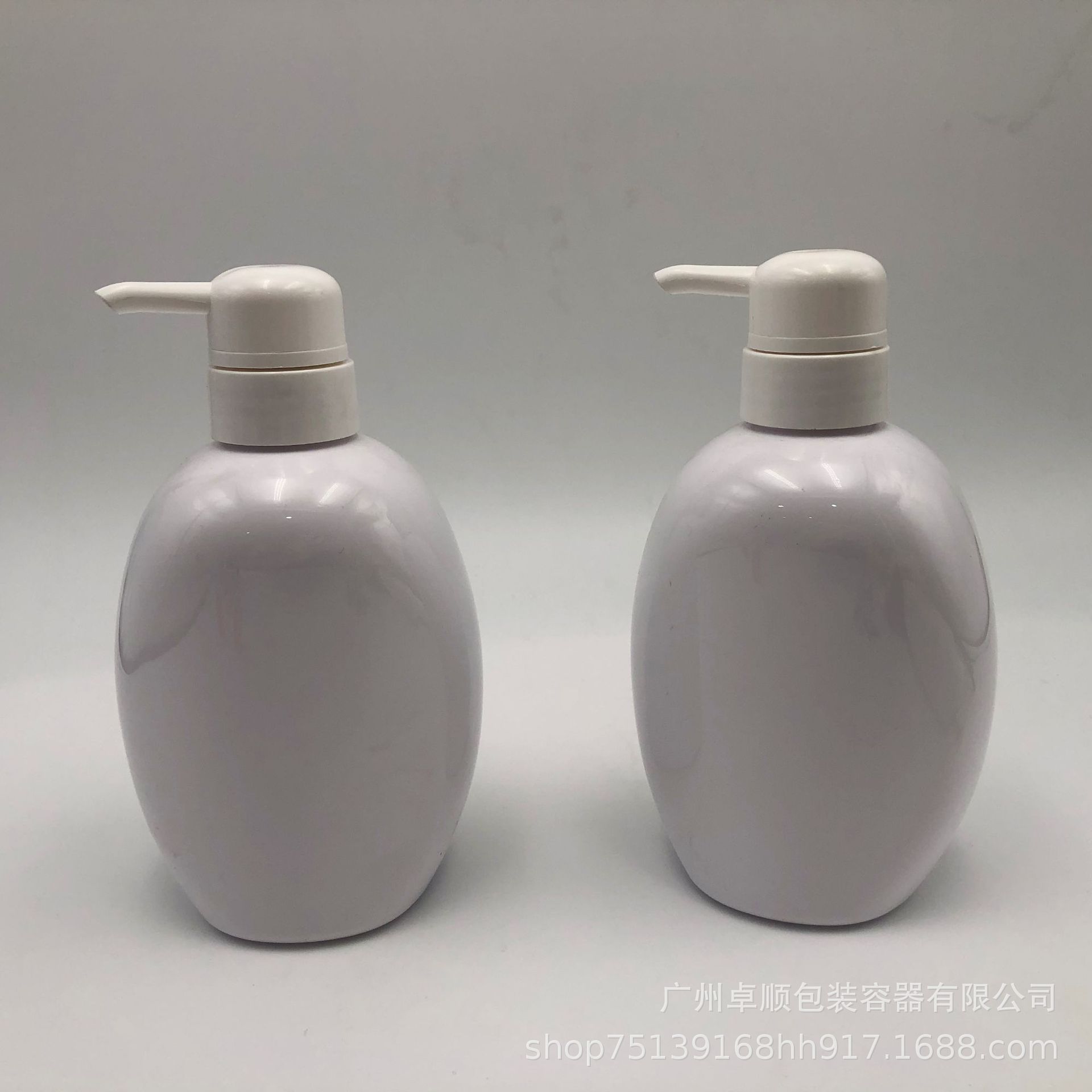 厂家批发500ML洗发水沐浴露护发素日化用品乳液包装PET塑料按压瓶