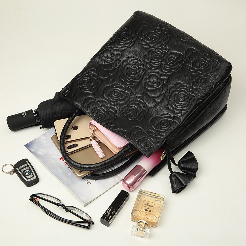 Damen Handtasche Aus Echtleder Große Umhängetasche Für Damen_voghion.com