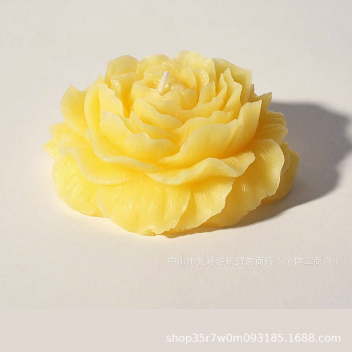 Fragancia de souvenirs con forma de flor de peonía, decoración de velas, ambiente, regalo, día de la madre, flores creativas, velas aromáticas