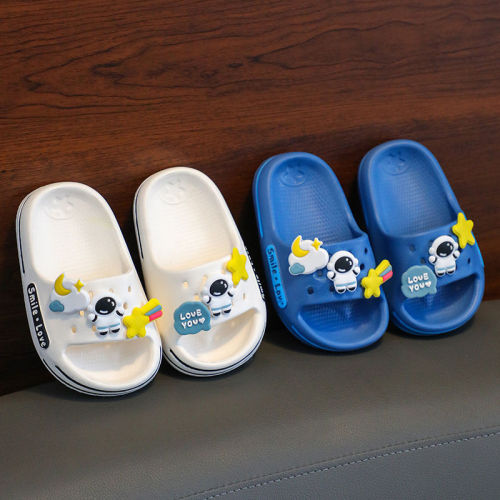 Children's Home Slippers New Summer Unisex Indoor Non-slip Bathroom Shower Cooling Slippers Baby Outdoor Daily Use