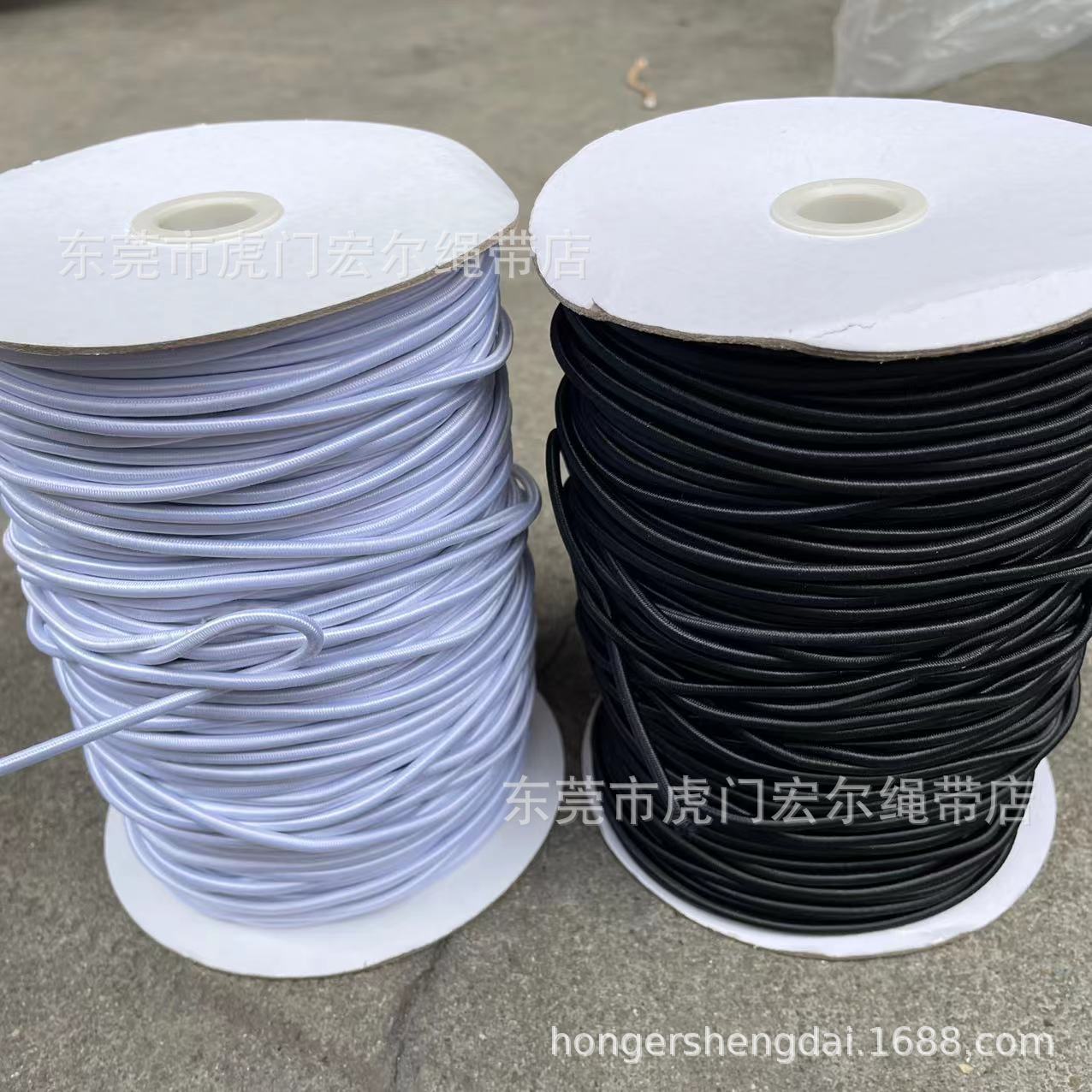 国产松紧绳批发3mm弹力发圈绳子圆手串线捆绑带健身拉力绳批发