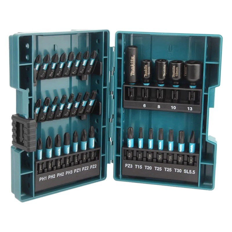 Makita 43 шт. цветной костюм с отверткой бытовой многофункциональный электрический шестигранный рукав