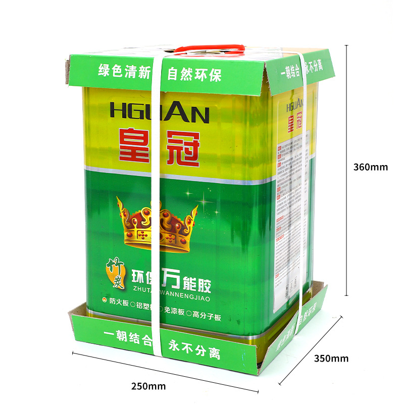 皇冠桶装万能胶地板革喷绘布胶水工程胶水土工强力大桶胶粘剂批发