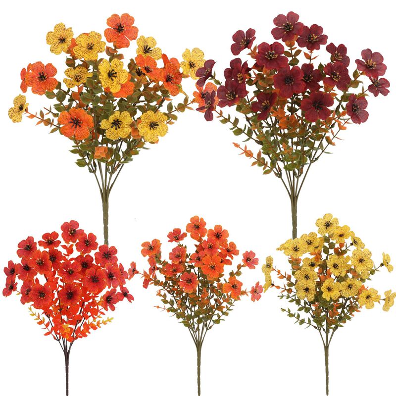 Cross-Border Artificial Flowers Autum Violet Eucalyptus Artificial Flower Bouquet Home Decoration Courtyard Ornaments Bouquet Wholesale Cross-Border Artificial Flowers Autum Violet Eucalyptus Artificial Flower Bouquet Home Decoration Courtyard Ornaments Bouquet Wholesale