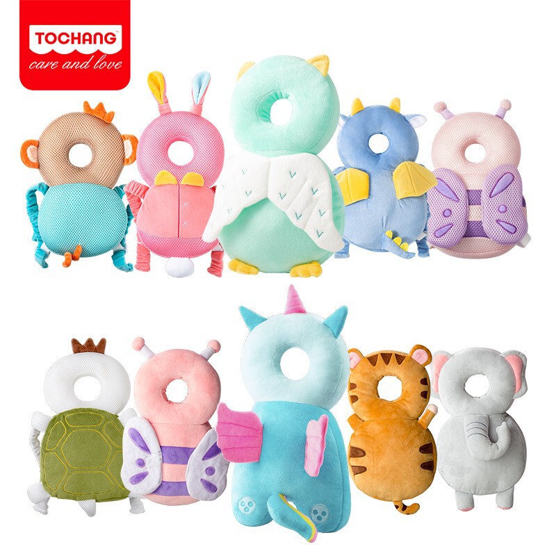 Amazonの売れ筋ベビーヘッドピロー、歩き方を学ぶ幼児や幼児用、落下防止バックピロー、子供用通気性のあるバタフライ幼児用帽子|undefined