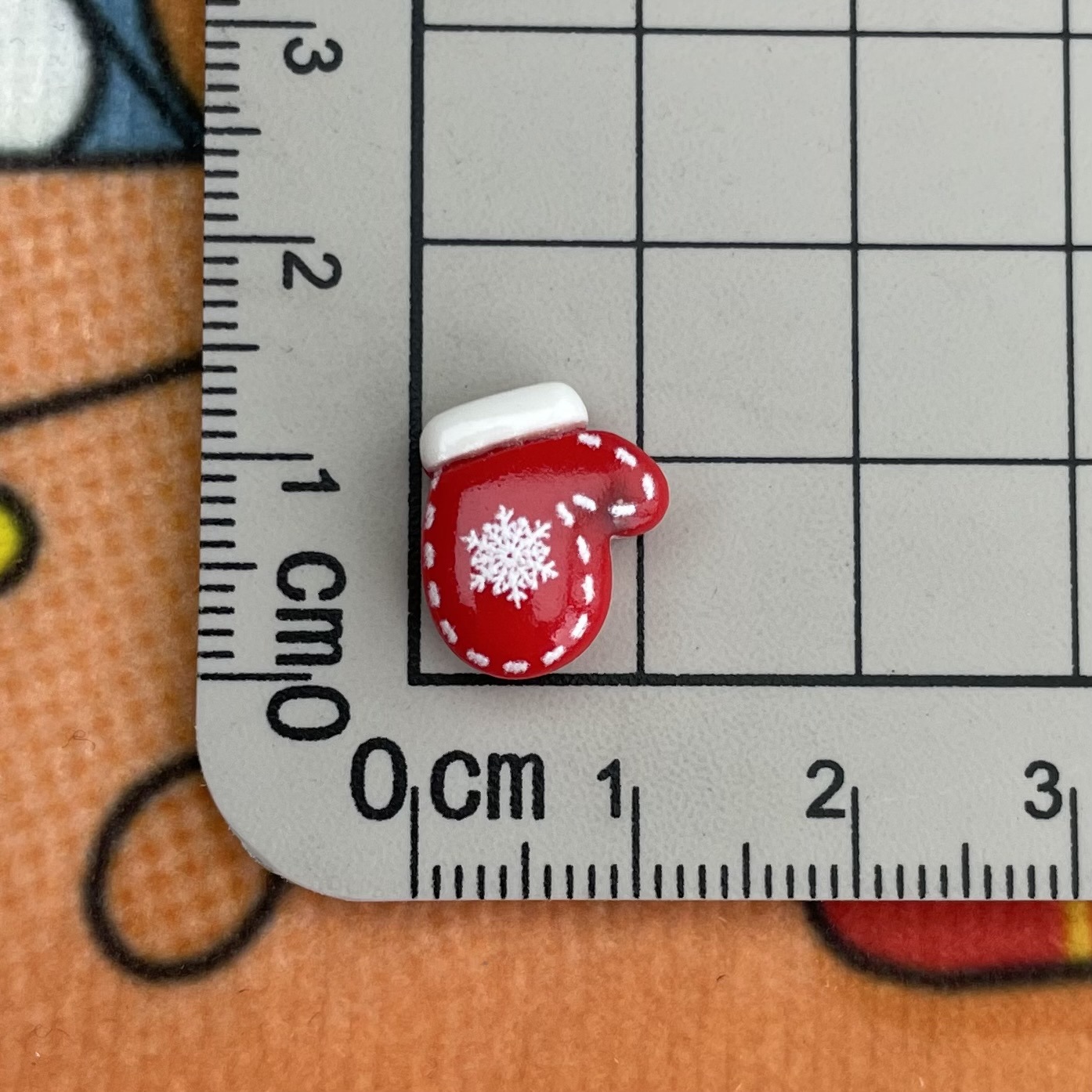 Mini crema pegamento borde a juego Navidad superficie brillante tamaño pequeño resina accesorios bolsa de regalo árbol de Navidad joyería de uñas