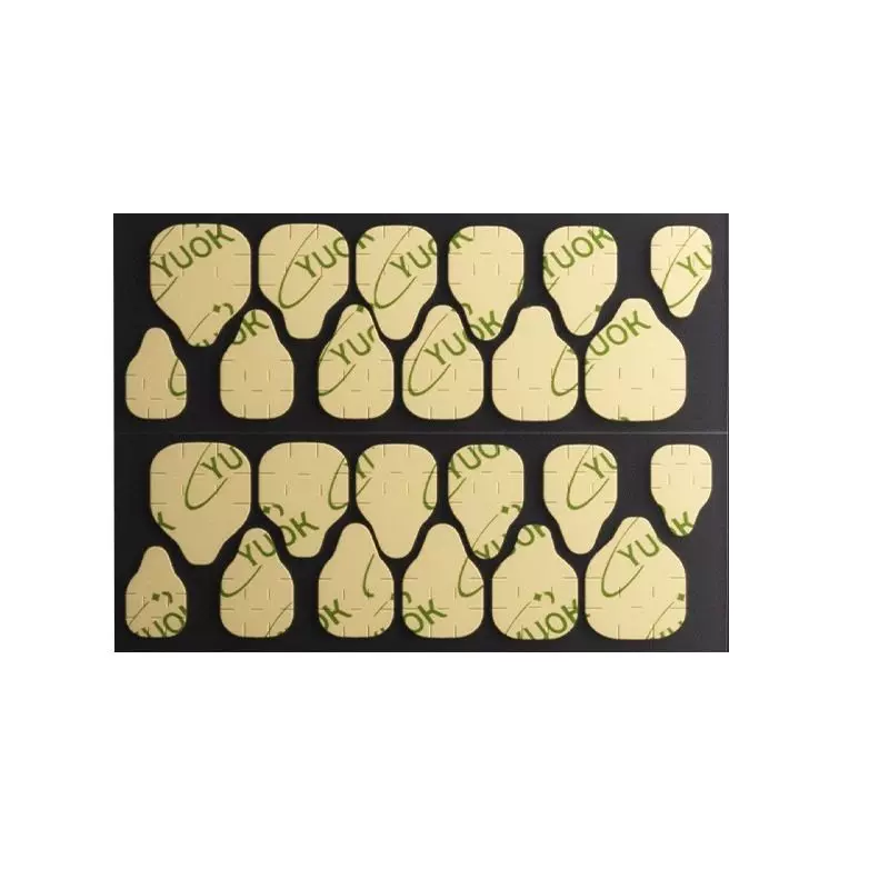 穿戴甲m果冻胶美甲贴强力指甲片双面胶防水牢固可拆卸牛皮纸超薄