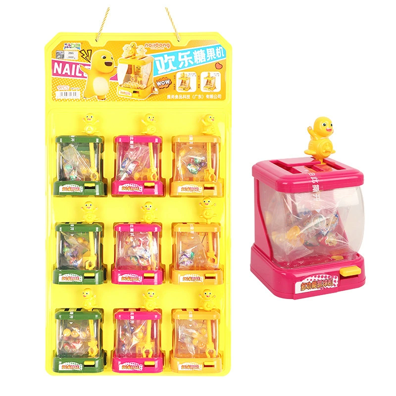 玩明糖 Milk Dragon Happy Candy Machine Детская развлекательная игрушка-снэк яйца-shaped шоколад 19г*9 шт (плитка упаковка)