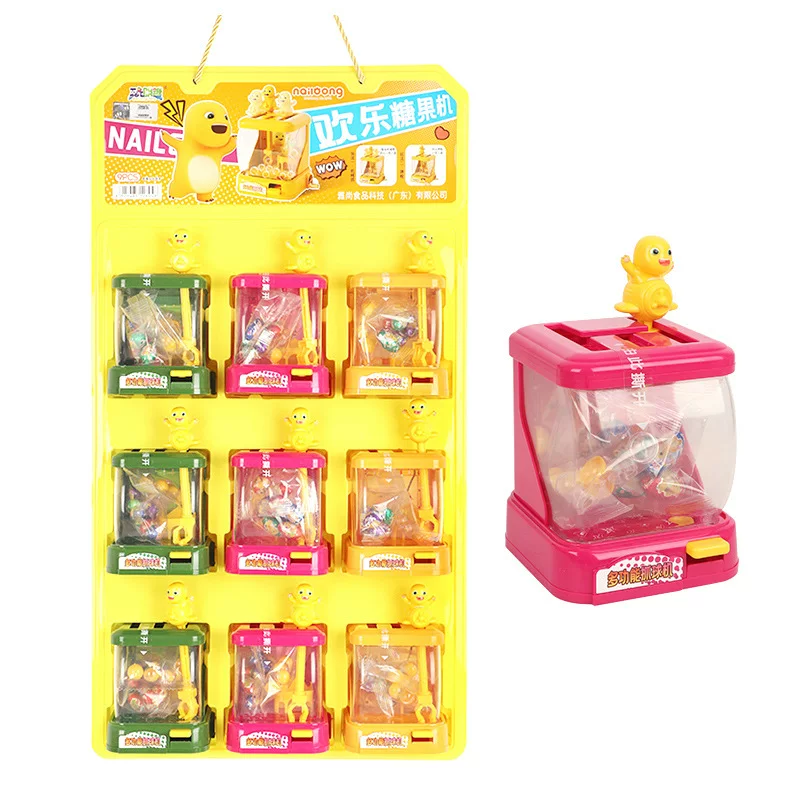 玩明糖 Milk Dragon Happy Candy Machine Детская развлекательная игрушка-снэк яйца-shaped шоколад 19г*9 шт (плитка упаковка)