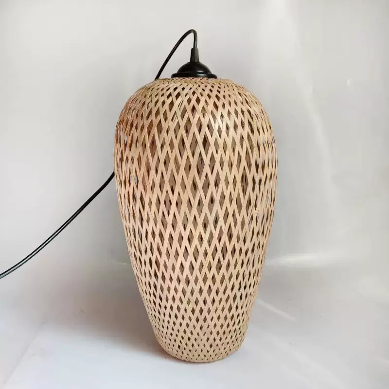 创意手工农家乐民宿竹制灯笼竹编灯罩茶馆咖啡厅装饰吊灯古典台灯