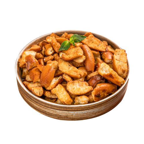 Source factory alkaline rusk sea salt caramel biscuits toasted crispy casual Internet celebrity snacks manufacturer wholesale