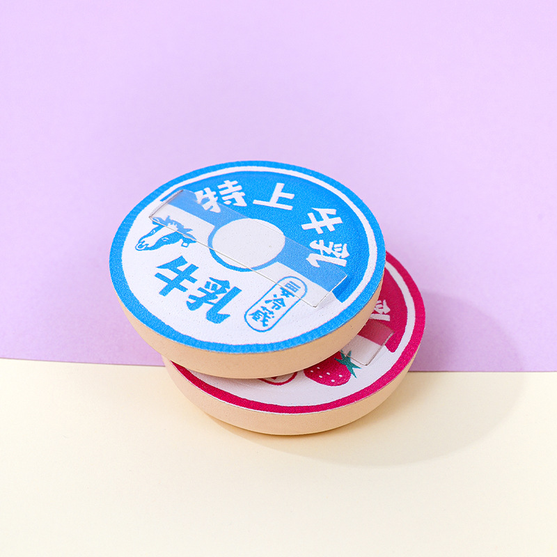 Fábrica personalizada algodón de azúcar redondo soplo de polvo seco y húmedo de doble uso no látex esponja de maquillaje cojín de aire herramientas de belleza al por mayor