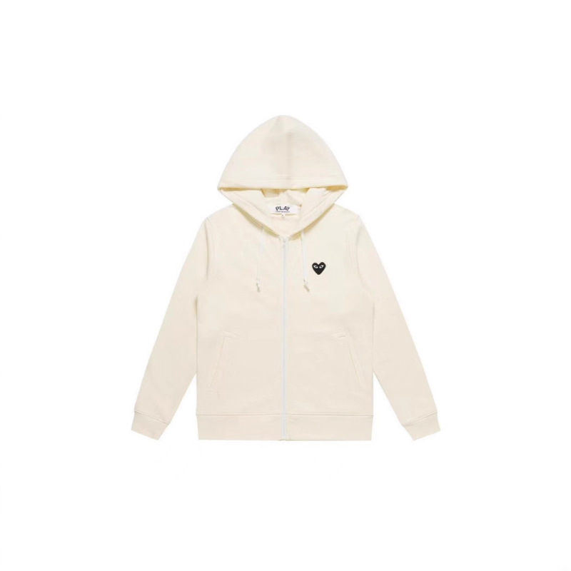 Play Heart Embroidery Zipper Cardigan Sweatshirt Men's Fleece Sweatshirt Men's Autumn Hooded Sweatshirt 2026 New Jacket Play Heart Embroidery Zipper Cardigan Sweatshirt Men's Fleece Sweatshirt Men's Autumn Hooded Sweatshirt 2026 New Jacket