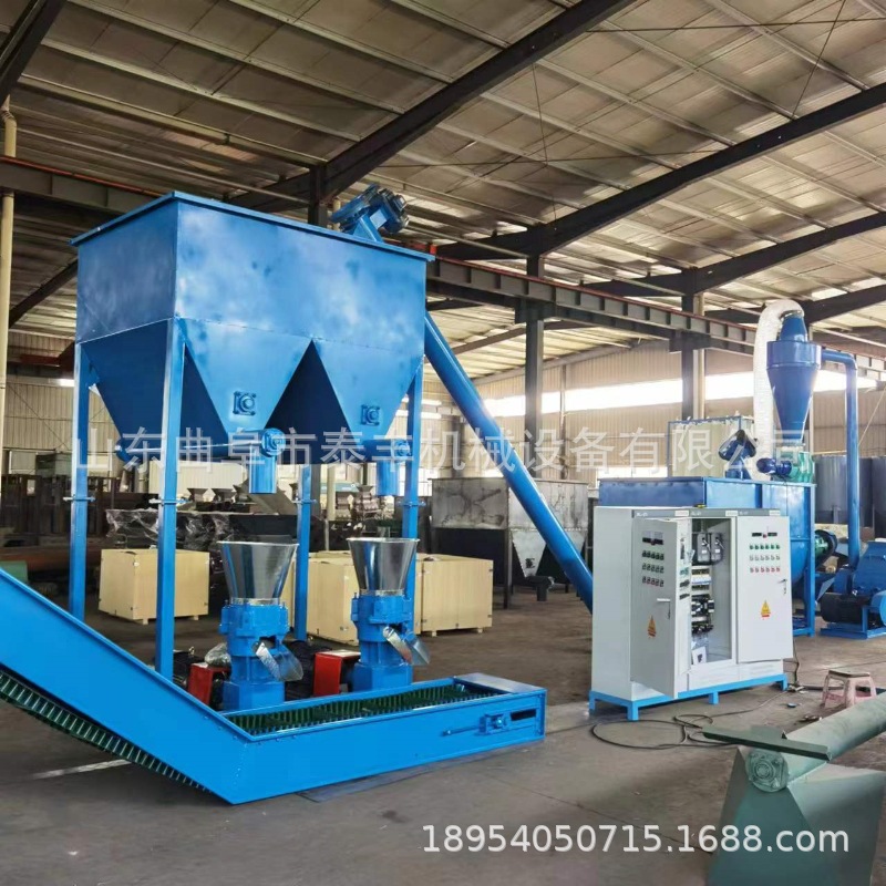 猪饲料颗粒颗粒生产线 家用养殖机械 饲料颗粒机 鸡鸭饲料颗粒机