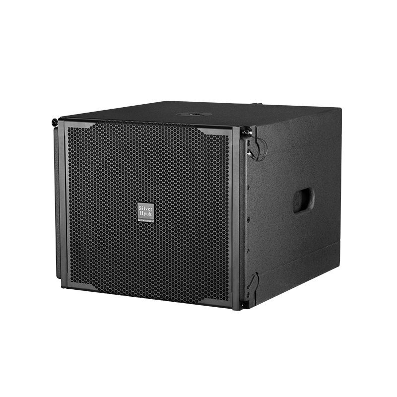Subwoofer de matriz de audio de línea de escenario 15 pulgadas subwoofer de matriz activa pasiva choque