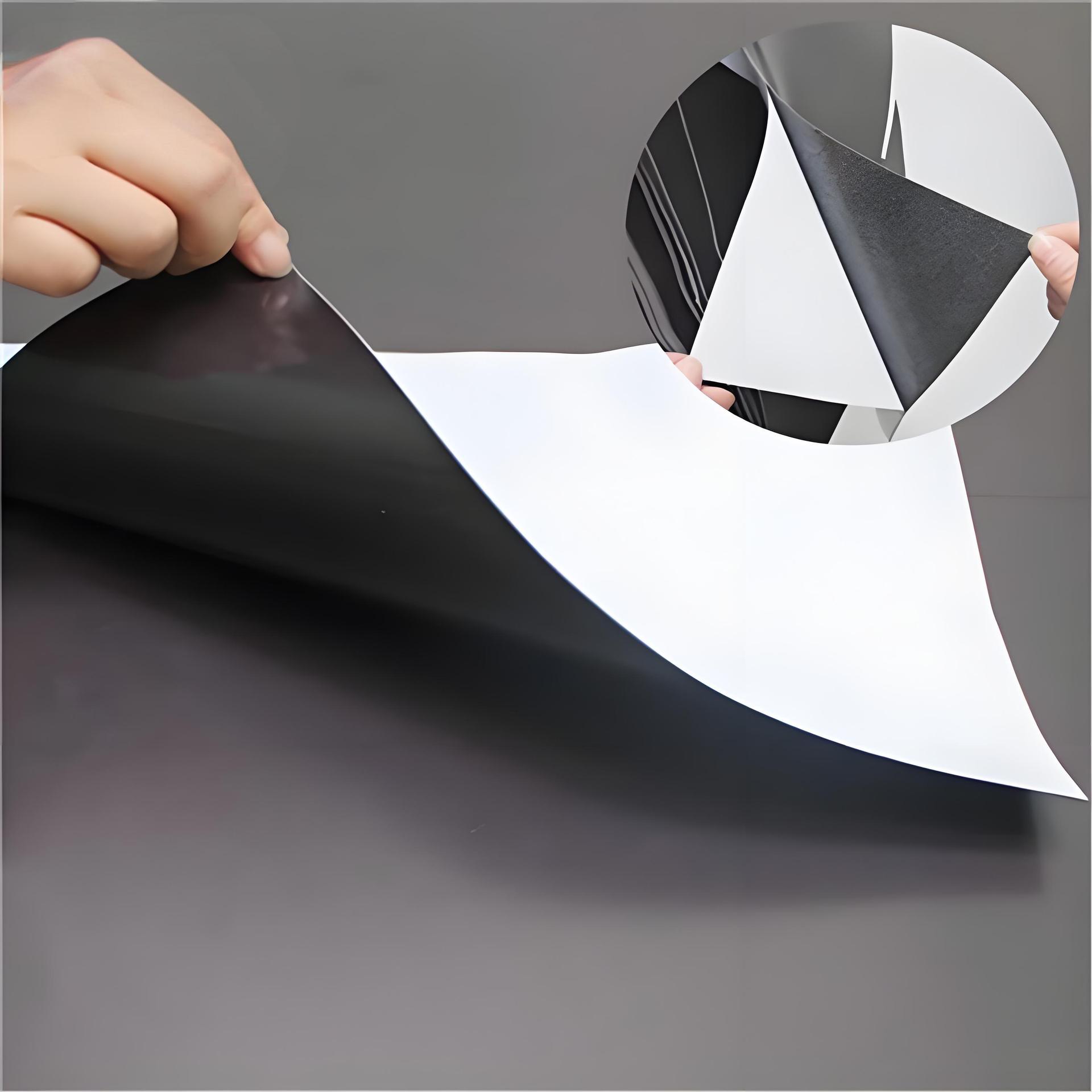 教学软磁铁条贴片黑板吸铁石纱窗推拉门磁吸可裁剪自粘橡胶磁条