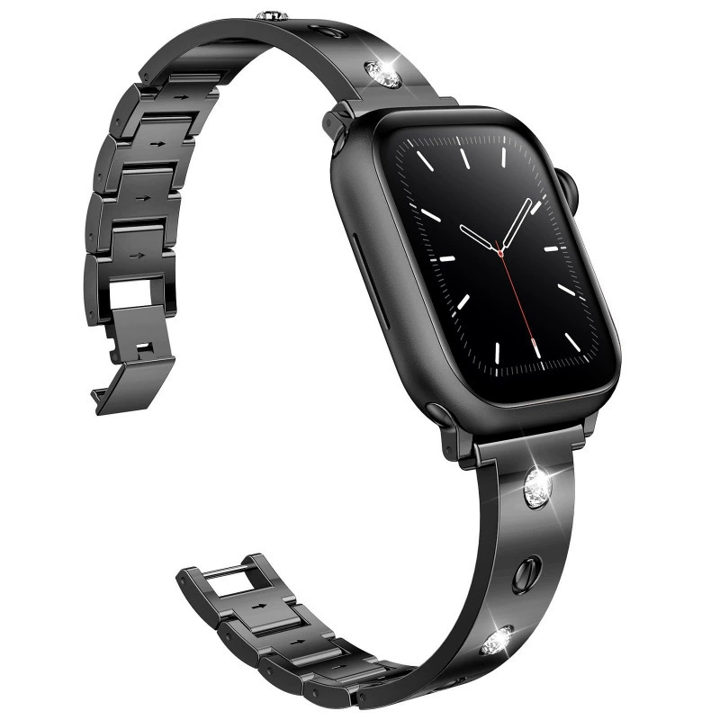 Заводной совместимый ремешок iwatch9 S9 металлический S10 apple watch s7 съемный ремешок applewatchS8
