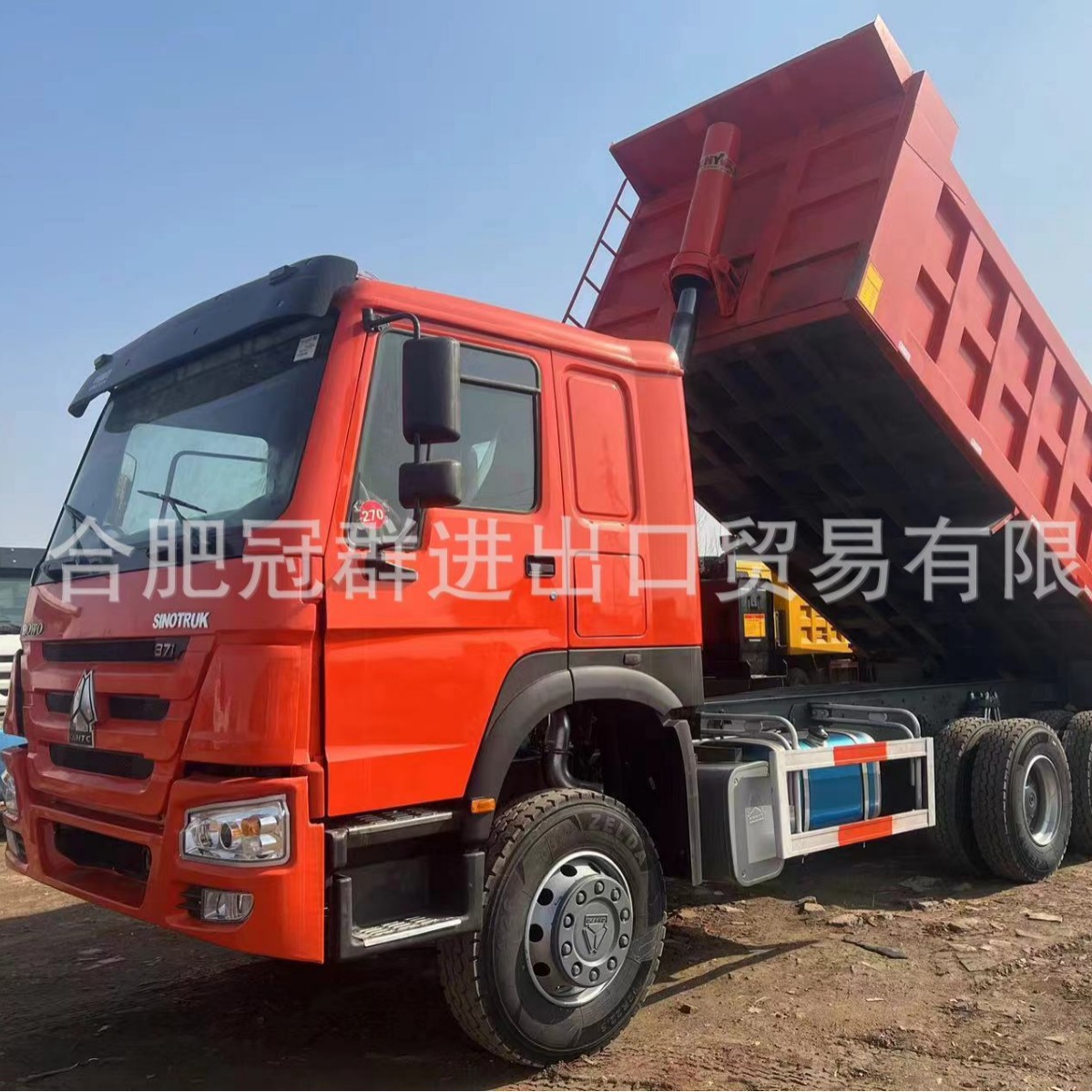 Ventas directas transfronterizas HOWO371 HOWO6 * 4 8 * 4 camión volquete Shaanxi Automobile Delong proporciona despacho de mercancías