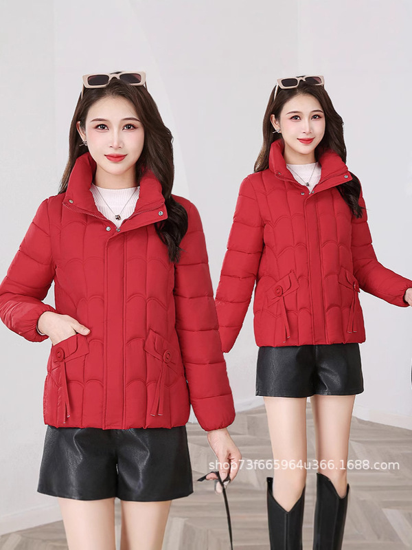 韩版羽绒棉服冬季2025年新款爆款宽松短款小个子加厚女式棉衣外套|undefined