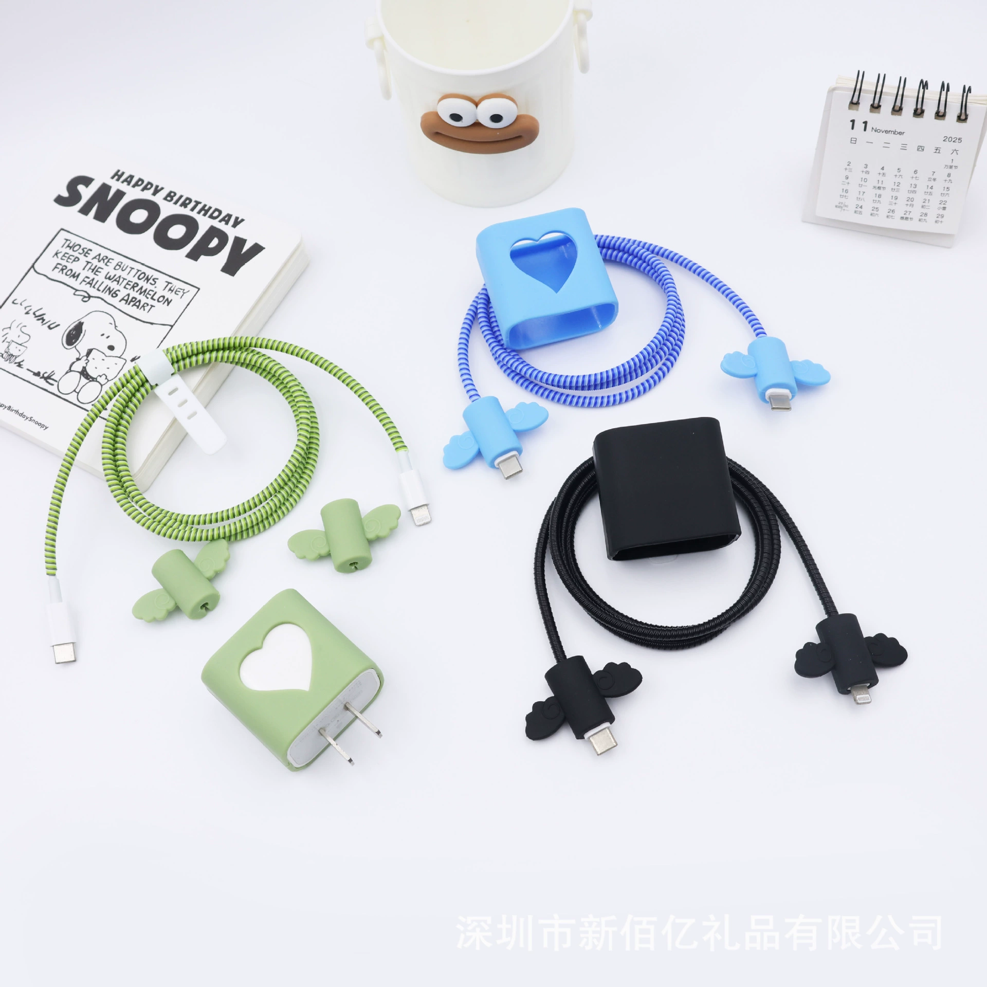 Apple, защитный чехол с рисунком, набор, 20 Вт