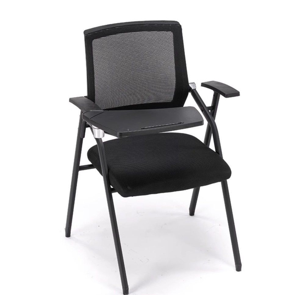 Folding Training Chair with Table Board Conference Chair with Writing Board Table and Chair Integrated Conference Room Meeting Chair Training Class Chair