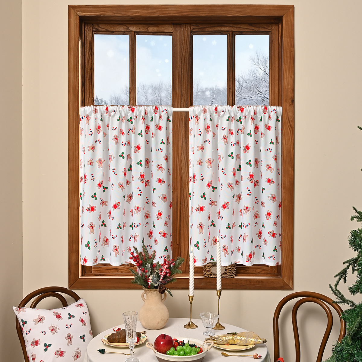 Nuevas cortinas de Navidad transfronterizas cortinas