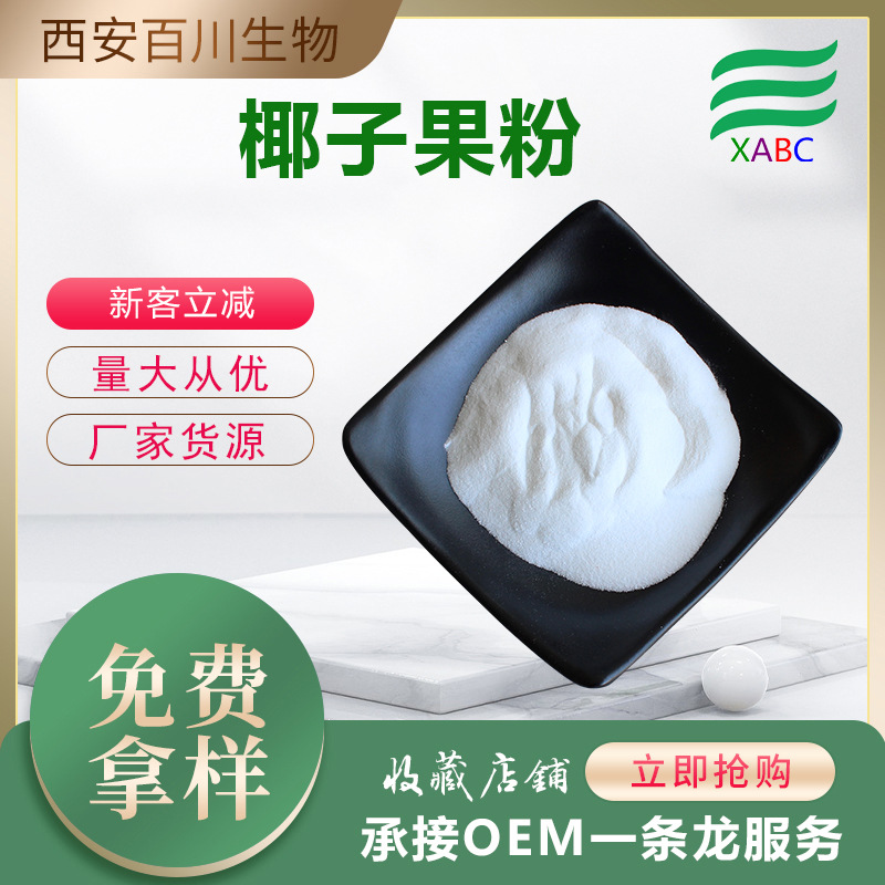 厂家原料椰子果粉 椰子果汁粉现货供应水溶椰子果汁粉1kg食品原料