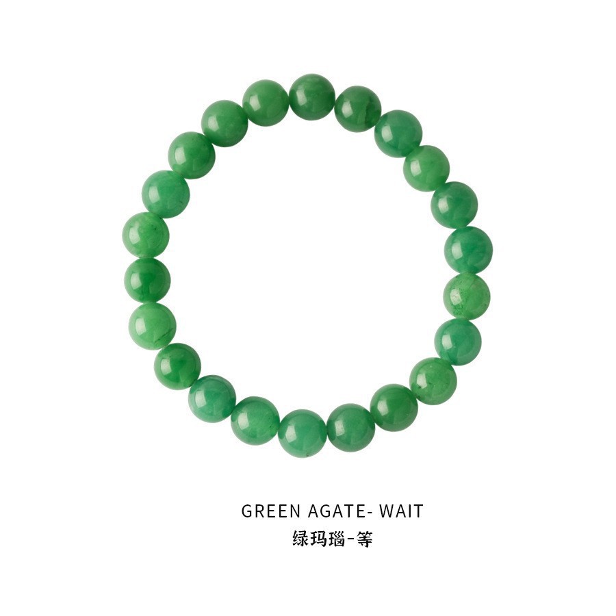 Pulsera elástica con cuentas de turquesa artificial Pulsera simple de moda francesa Pulsera de temperamento fresco pequeño de alta gama