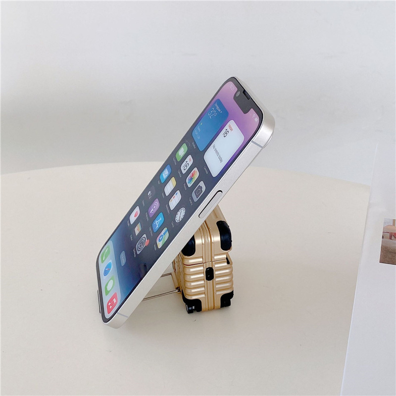 适用苹果蓝牙耳机套适用airpods 4保护套pro防摔保护行李箱耳机壳|undefined