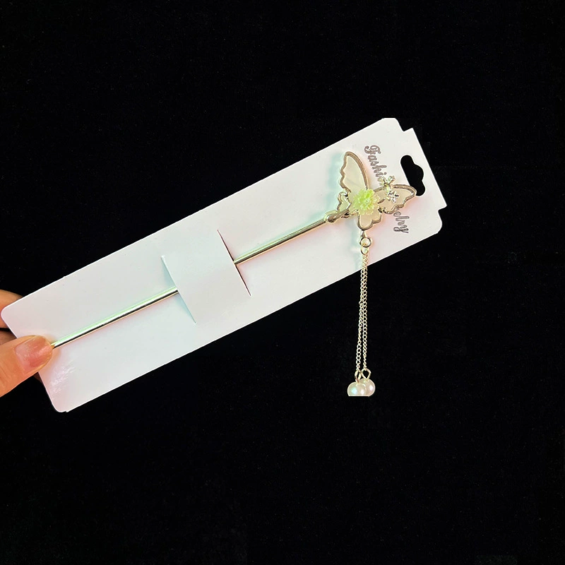 Hairpin Hanfu заколка для волос, орхидея цветочный декоративный аксессуар для волос, простая элегантная китайская стиль