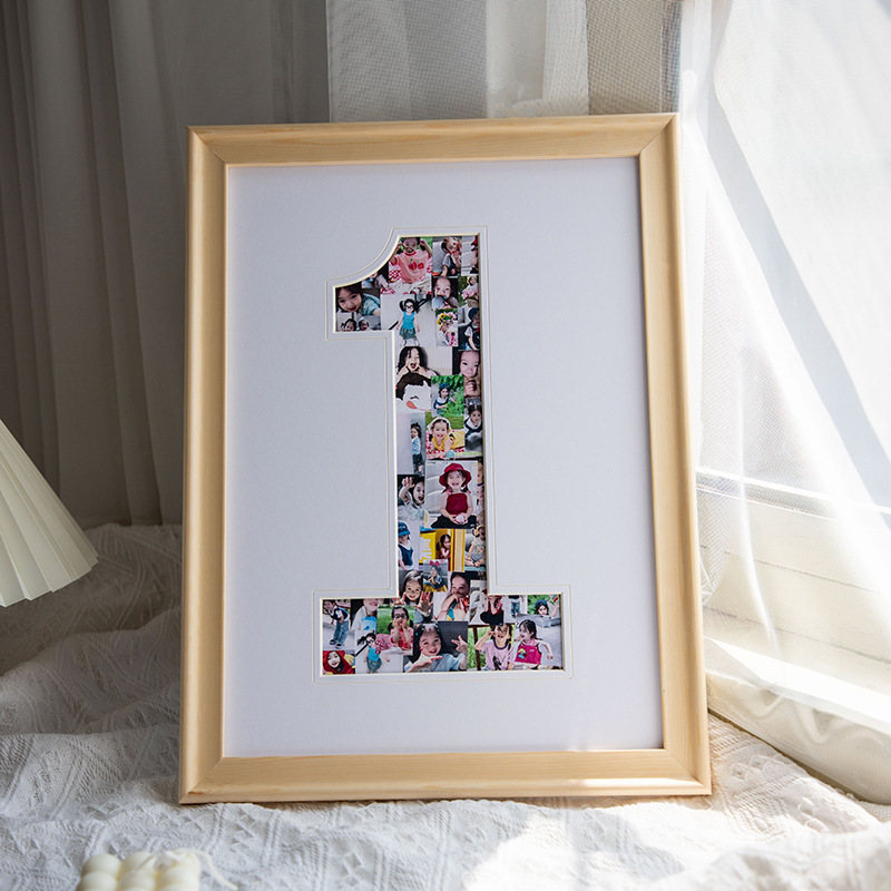 One Year Old 123456789 Commemorative Photo Frame One Year Old Photo Frame Digital Photo Frame One Year Old Baby Birthday Growth Record