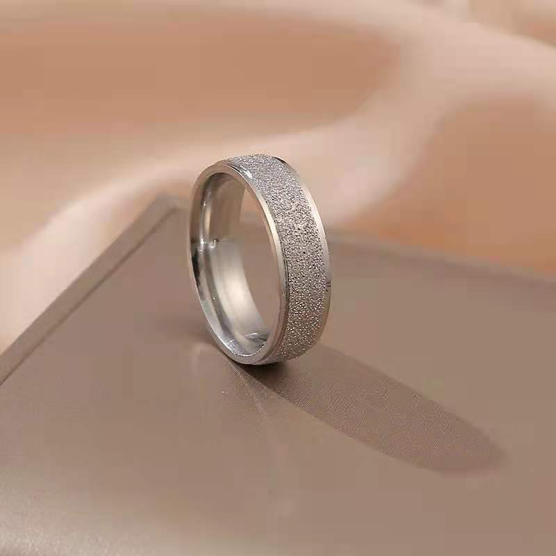 18K Real Gold Plated Plating Material Rings Classification Casual Simple Style Circle Stainless Steel Polishing Plating Unisex Rings