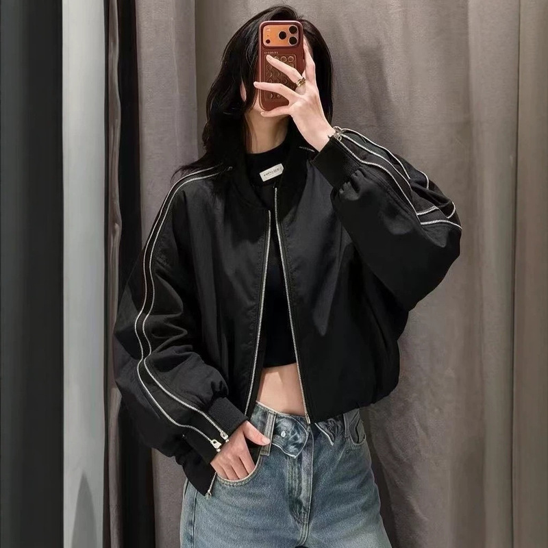 2026 Spring and Autumn New Fashionable Design Baseball Jacket for Women, Casual, Stylish, Height-Enhancing, Versatile, Trendy Jacket 2026 Spring and Autumn New Fashionable Design Baseball Jacket for Women, Casual, Stylish, Height-Enhancing, Versatile, Trendy Jacket