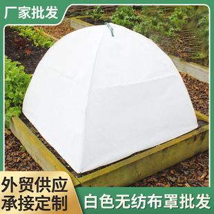 Foreign trade gardening plant white non-woven insulation cover installation simple garden plant vegetable plant antifreeze cover
