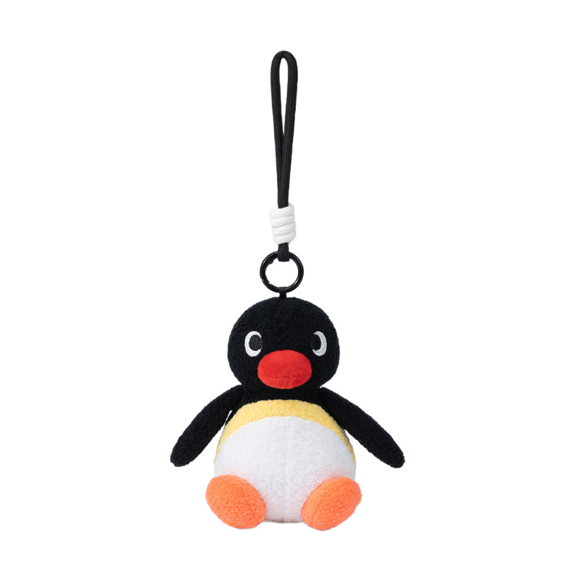 正版优迈pingu玩偶挂件可爱公仔pinga毛绒玩具包包挂饰背包配饰女
