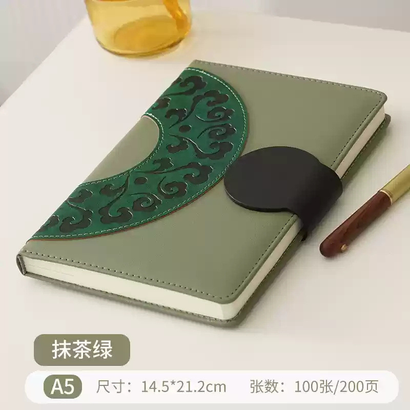 クリエイティブオフィスノートブックカスタマイズオフィスメモ帳セットギフトギフトボックスルーズリーフ日記チェックインハンドブック|undefined