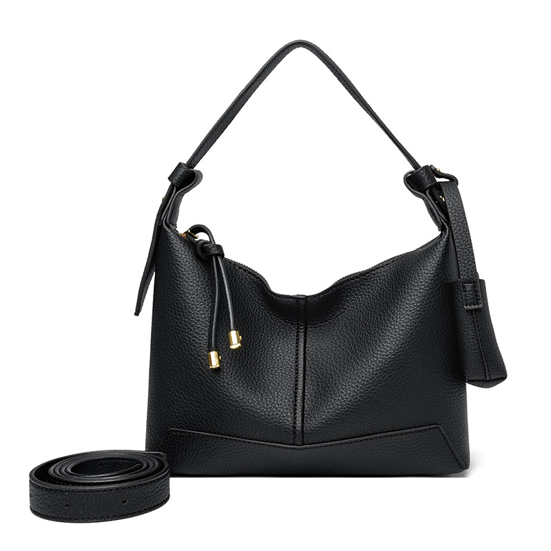 Summer 2025 New Collection Lunchbox Bag Niche Underarm Baguette Bag Luxury Soft Leather Shoulder Bag Crossbody Bag For Women - Thumbnail 5