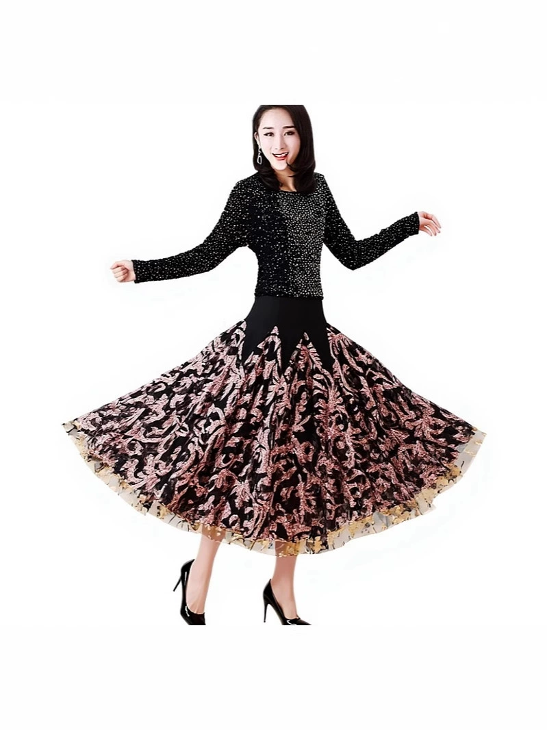 Юбка, с длинным рукавом, костюм