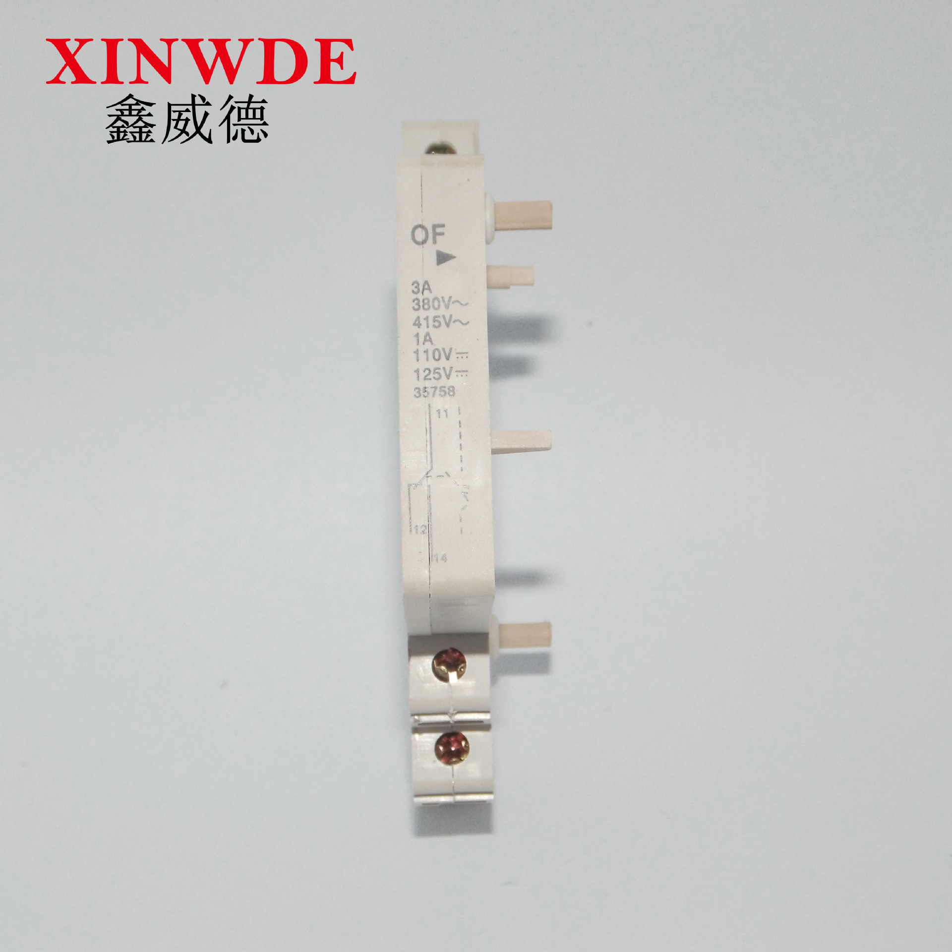 Xin Wei De OF auxiliary DZ47 enclosure small-scale Circuit breaker parts quality high quality Manufactor Direct selling