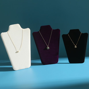Flannel portrait neck jewelry rack necklace display rack jewelry display board jewelry display rack chain rack stall