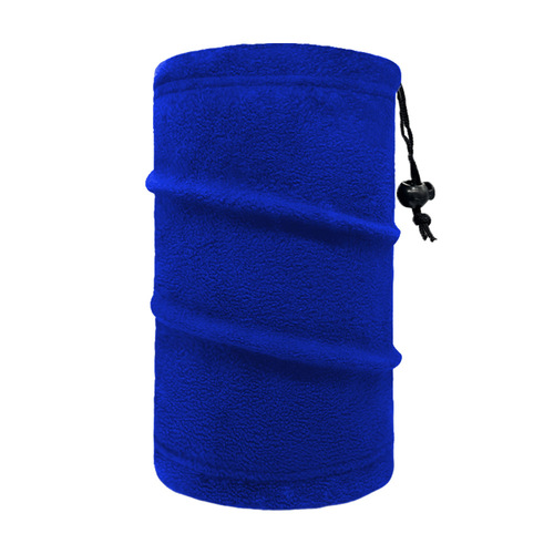 Winter outdoor warm scarf, cycling and sports travel, cold-proof polar fleece drawstring hood, magic hat for men and women