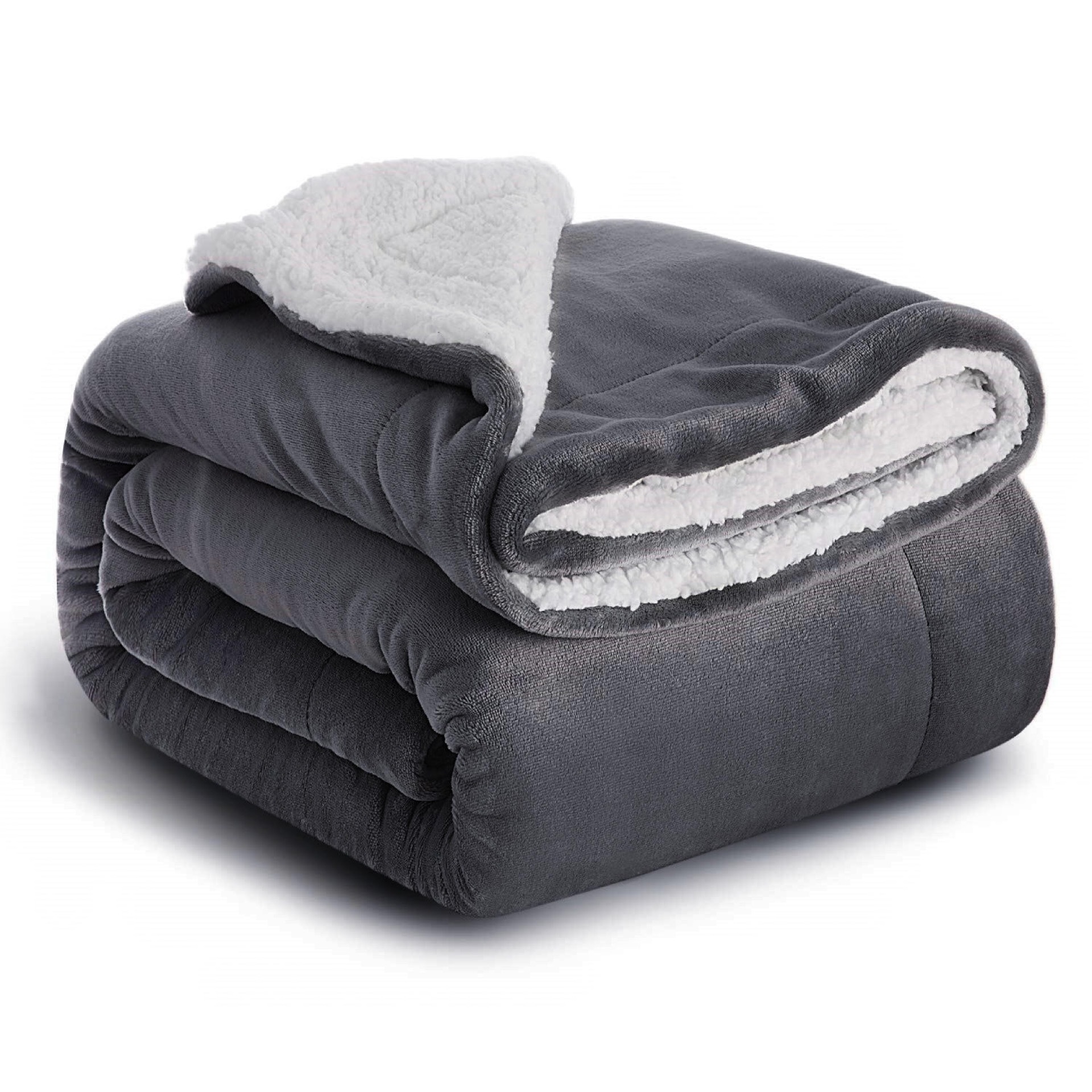 Cross-Border Blanket, Pure Color Lamb Velvet Blanket, Double-Layer Flannel Blanket, Winter Thickeneded Coral Velvet Blanket, Gift Blanket
