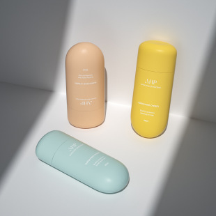 Plastic Pe Flat Screw Cap Sunscreen Bottle New 50g Squeeze Isolation Hand Cream Bottle Repackaged Cosmetic Packaging Material
