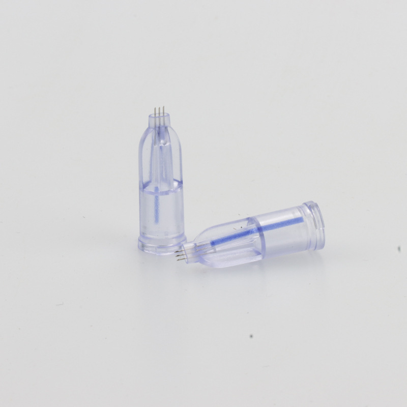 Especializado transfronterizo para la belleza, agujas pequeñas, tres agujas, cuatro agujas, adecuado para el rango alrededor de los ojos, 1.0mm, 1.2mm, aguja azul pequeña