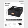 [Black] Square stove + baking pan + gloves