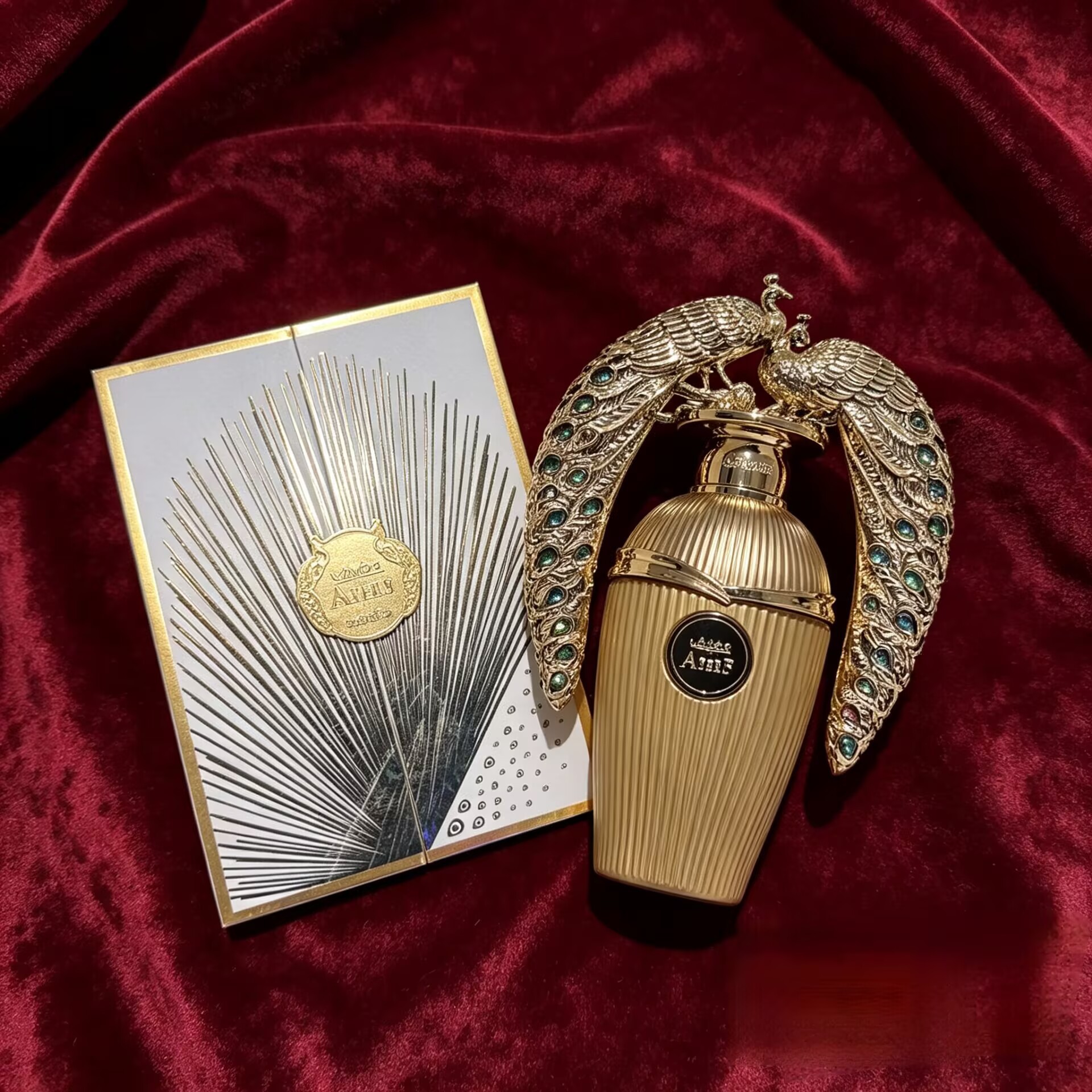High-quality Lattafa Afeef Peacock Gift Box Unisex Perfume, Arabian Dubai Fragrance, Long-lasting and Popular