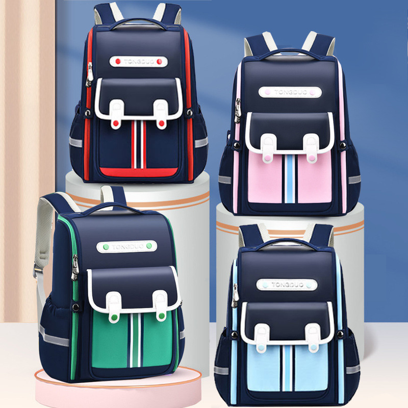 Mochila de protección de la columna vertebral de reducción de carga ligera de dibujos animados para niños transfronterizos mochila de la escuela de niñas mochila de la escuela primaria al por mayor