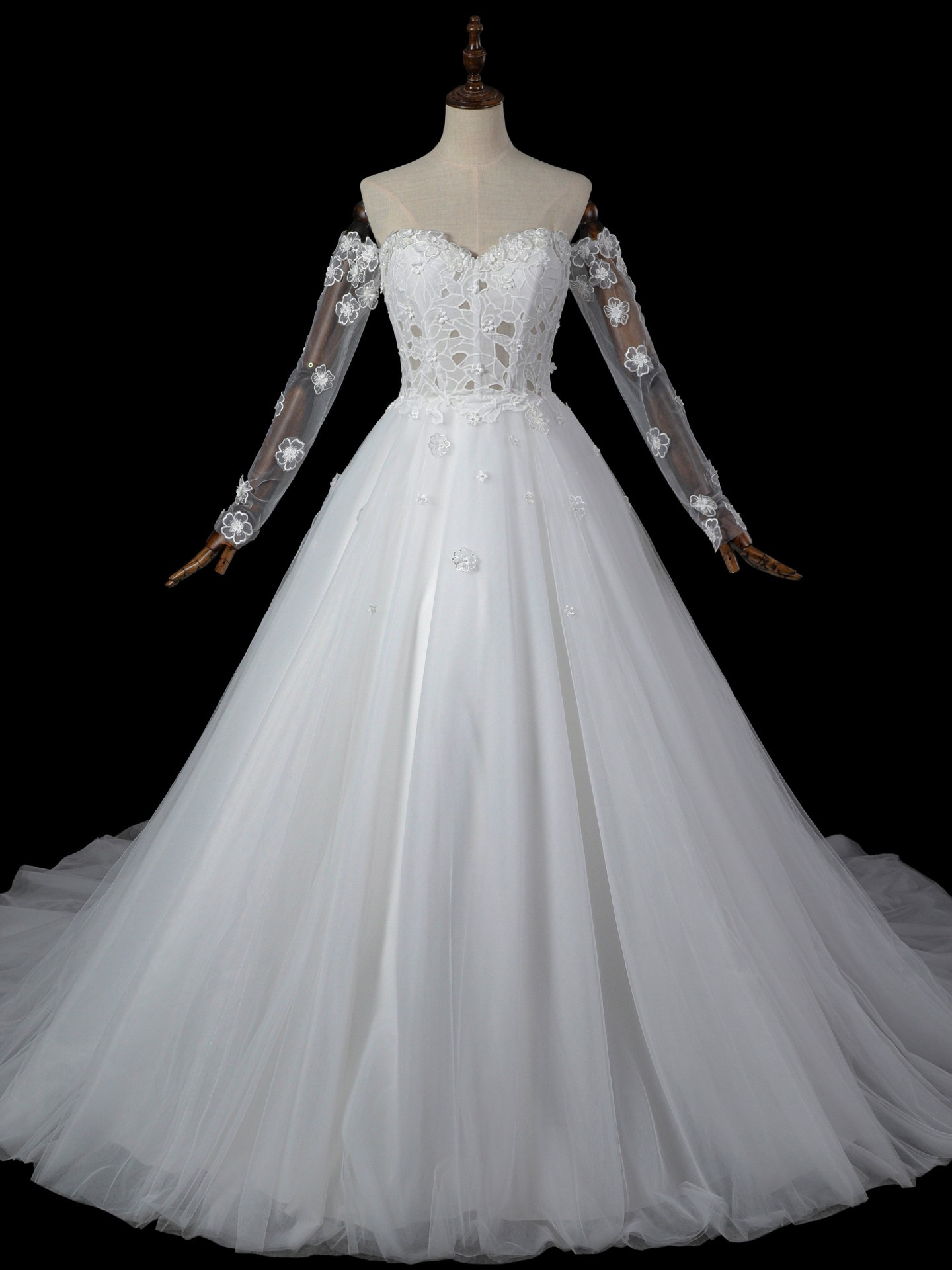 White wedding dress